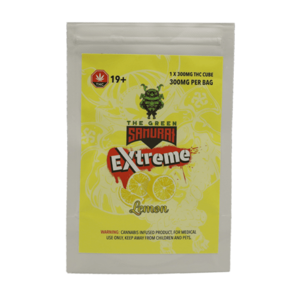 Green Samurai Extreme - Lemon Gummy 300mg THC | Magic Mushrooms Online Canada