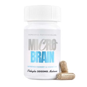 Euphoria Psychedelics – Micro Brain Capsules - (100mg X 20 Capsules) | Magic Mushrooms Online Canada